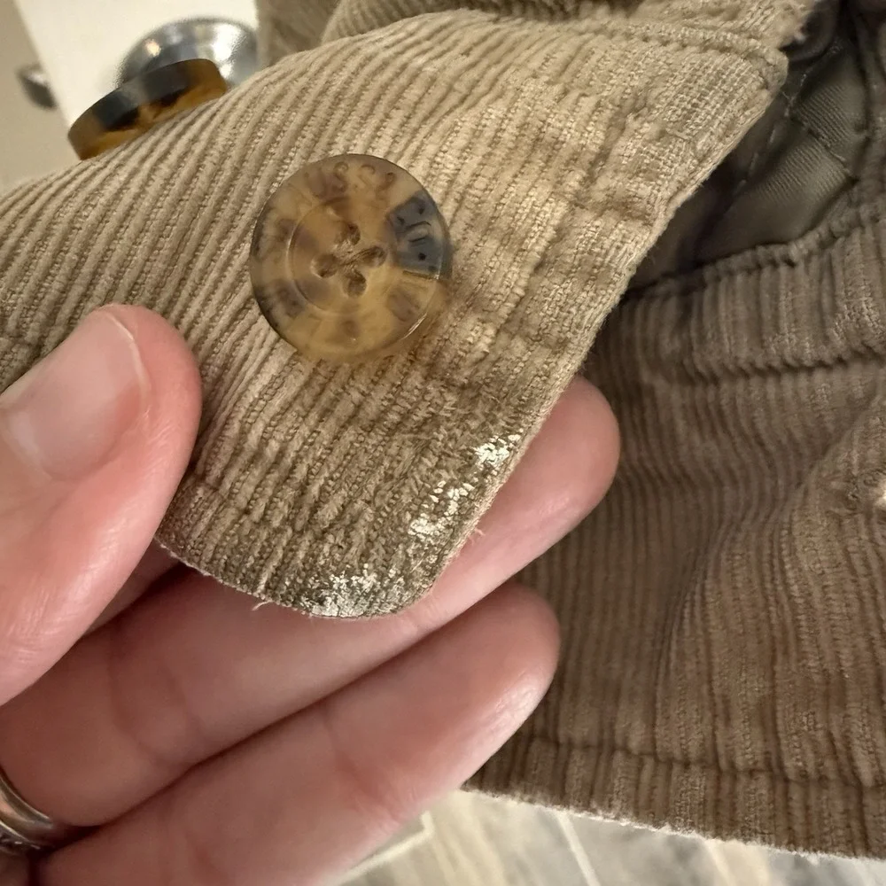 Levi's Men's Corduroy‎ Plaid Sherpa Lined Trucker Jacket M Outdoors See Descr